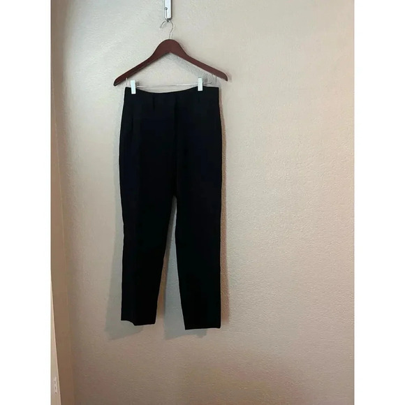Chelsea 28 Dress Pants Women’s Black Tapered Pockets 8 Trousers - Picture 2 of 8